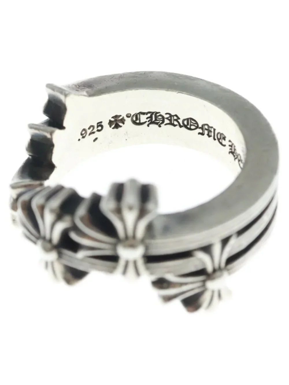 Chrome Hearts Cross Ring Silver